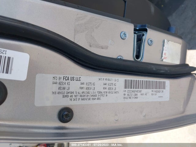 Chrysler 300 Limited 2015 2C3CCAAG6FH872097 Image 9
