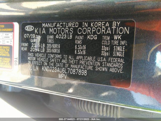 KNDJ23AU6L7087898 KIA SOUL LX