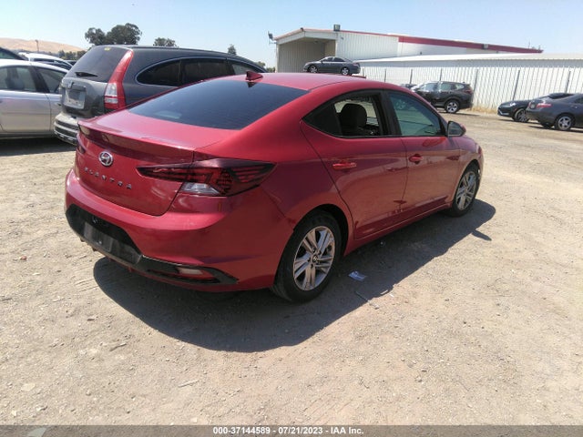 2019 HYUNDAI ELANTRA SEL VIN: 5NPD84LF9KH457784