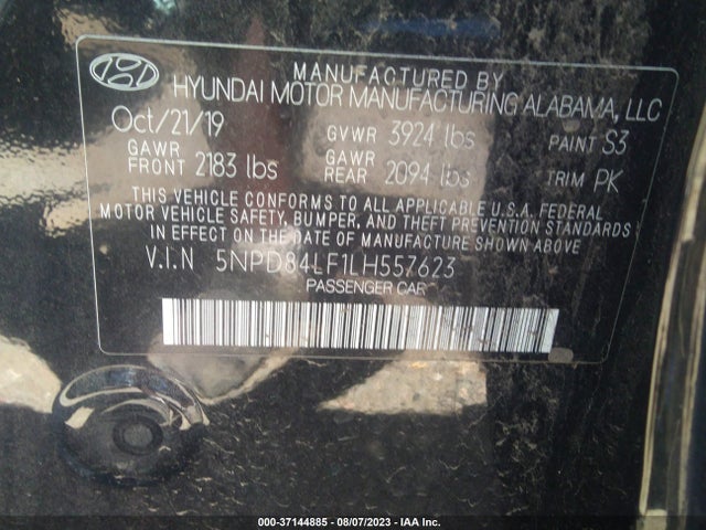 Hyundai ELANTRA SEL 2020 5NPD84LF1LH557623 Image 15