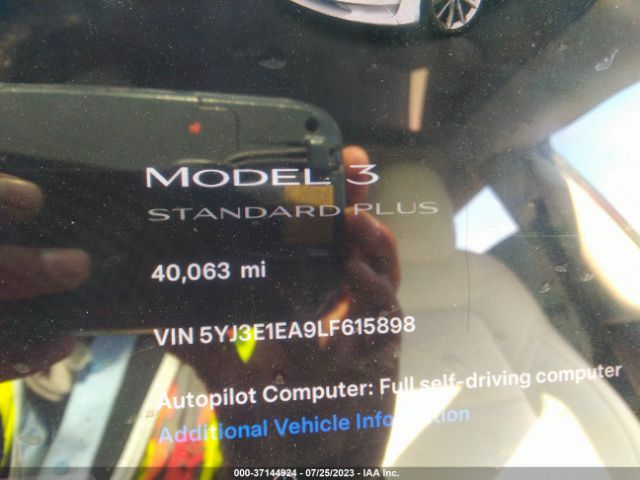 5YJ3E1EA9LF615898 Tesla Model 3 Standard Range