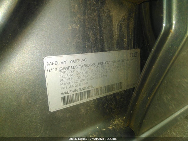 WAUBFAFL2EN006260 Audi A4 PREMIUM