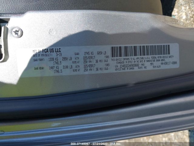 2C4RDGEG4KR658682 Dodge Grand Caravan Gt