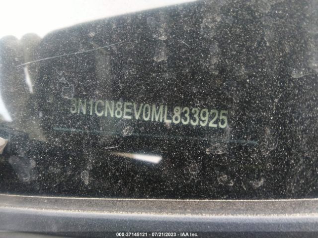 3N1CN8EV0ML833925 Nissan VERSA SV