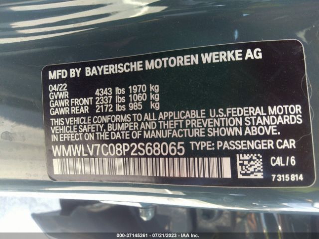 WMWLV7C08P2S68065 Mini Clubman Cooper S