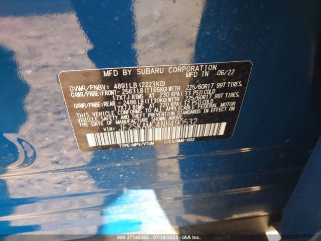 JF2SKAMC4NH490532 Subaru Forester Wilderness