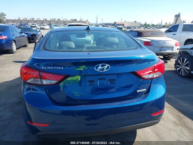 2015 HYUNDAI ELANTRA LIMITED (ULSAN PLANT) VIN: KMHDH4AE6FU228545