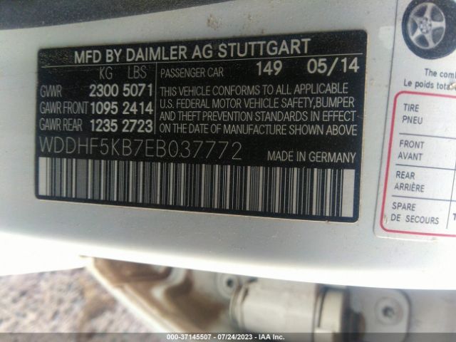 WDDHF5KB7EB037772 Mercedes-Benz E-class E 350 Luxury