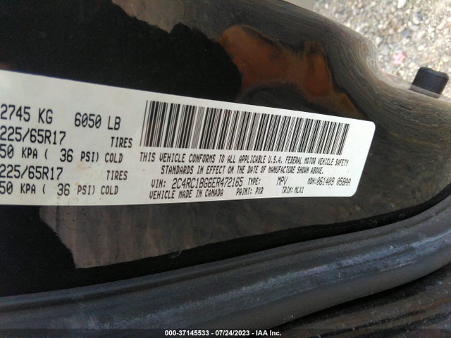 2C4RC1BG6ER472165 Chrysler Town & Country Touring