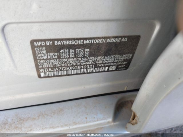 WBAJA7C50KG910921 BMW 5 Series 530i Xdrive