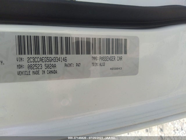 2C3CCAEG5GH334146 Chrysler 300 300c