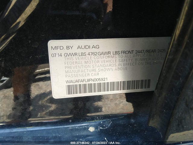 WAUAFAFL8FN005921 Audi A4 PREMIUM