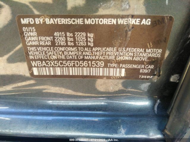WBA3X5C56FD561539 BMW 3 Series Gran Turismo 328i Xdrive
