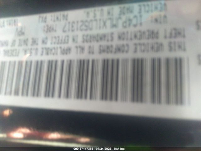 1C4PJMLX1LD521317 Jeep Cherokee Latitude Plus
