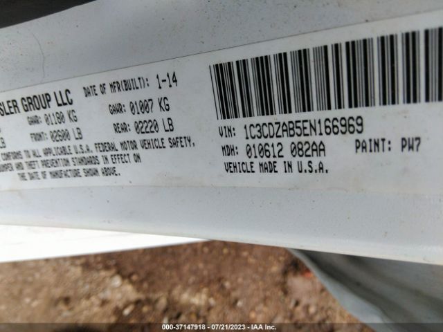 1C3CDZAB5EN166969 Dodge AVENGER SE
