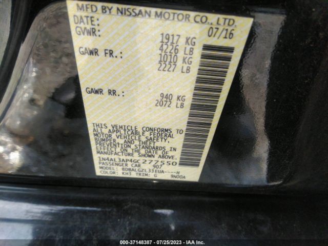 1N4AL3AP4GC277550 Nissan Altima 2.5 S