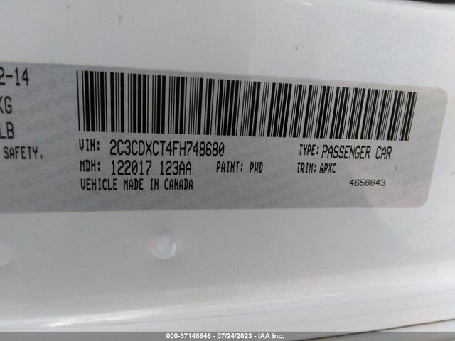 Dodge Charger Rt 2015 2C3CDXCT4FH748680 Image 9