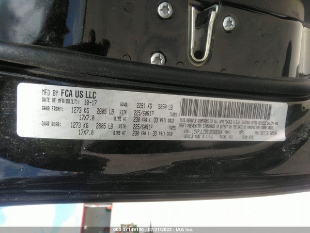 1C4PJLCB6JD568564 Jeep Cherokee Latitude