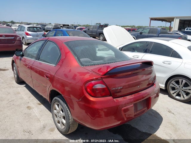 2005 DODGE NEON SXT VIN: 1B3ES56C45D118679