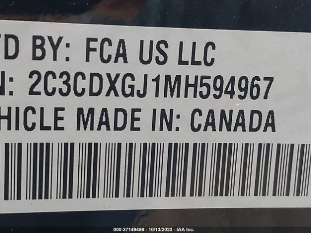 2C3CDXGJ1MH594967 Dodge Charger Scat Pack Widebody
