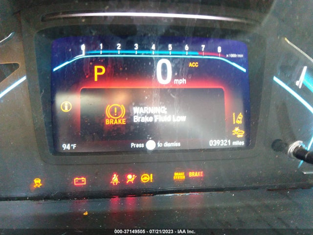 2019 HONDA ODYSSEY EX-L VIN: 5FNRL6H74KB002308