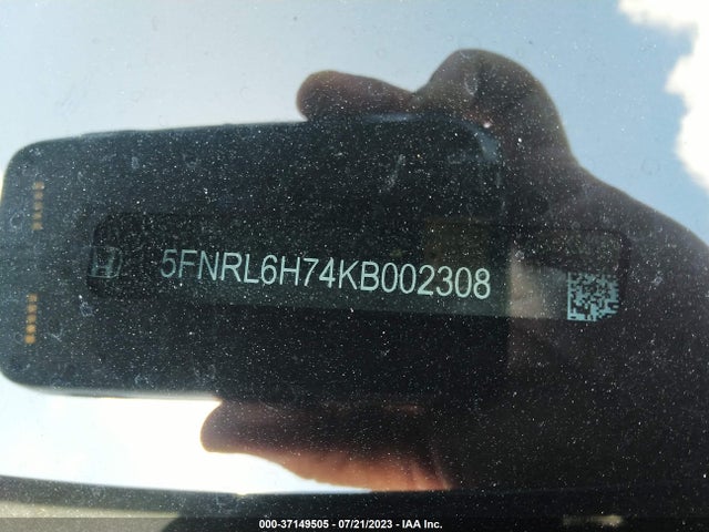 Honda Odyssey Ex-l 2019 5FNRL6H74KB002308 Image 9