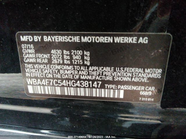 WBA4F7C54HG438147 BMW 4 Series 430i