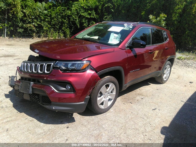2022 JEEP COMPASS LATITUDE VIN: 3C4NJDBB4NT132455