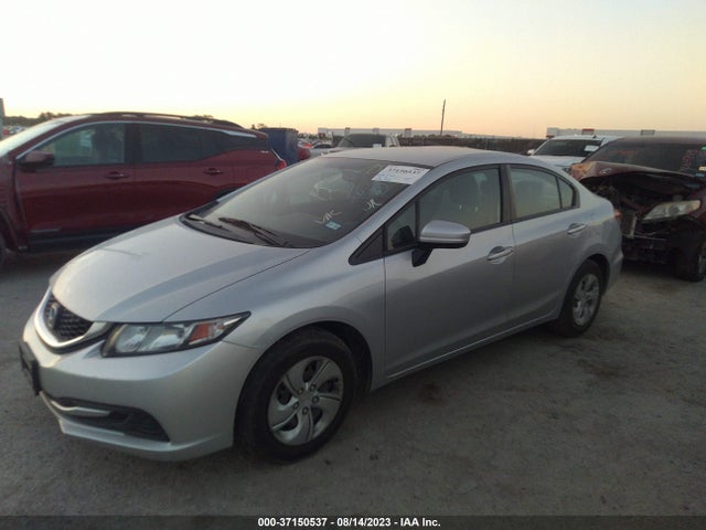 Honda Civic Sedan Lx 2014 2HGFB2F59EH530961 Image 2