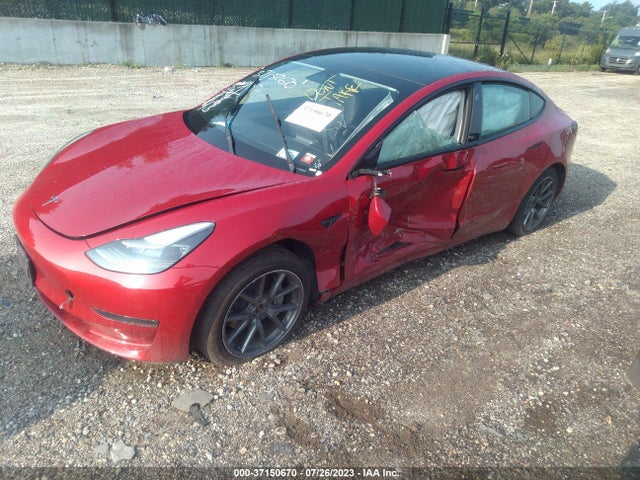 2022 TESLA MODEL 3 LONG RANGE VIN: 5YJ3E1EB4NF186911