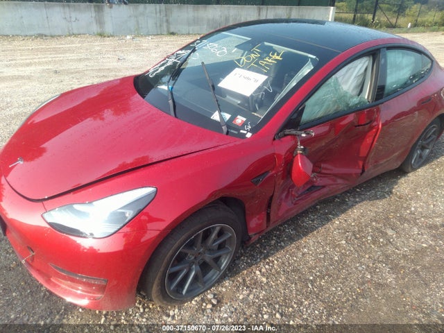 2022 TESLA MODEL 3 LONG RANGE VIN: 5YJ3E1EB4NF186911