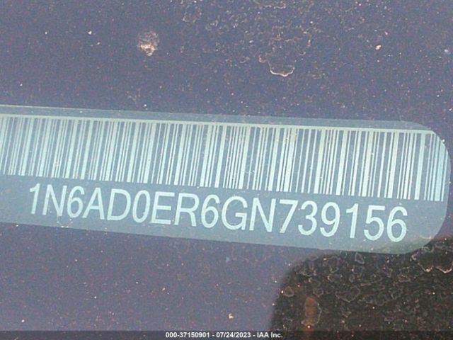 1N6AD0ER6GN739156 Nissan Frontier S/sv/desert Runner/sl