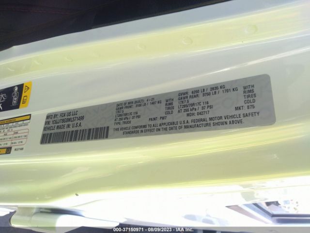 1C6JJTBG8ML571499 Jeep Gladiator Rubicon