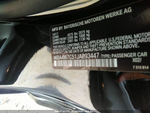WBA4W7C51JAB93447 BMW 4 Series 440i