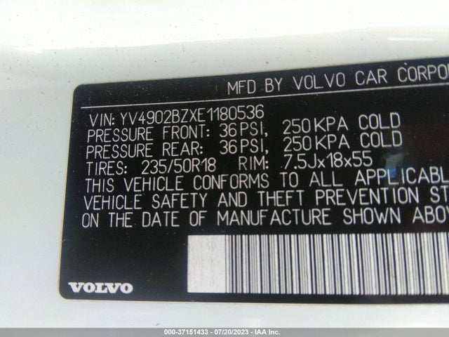 2014 Volvo XC70, VIN: YV4902BZXE1180536