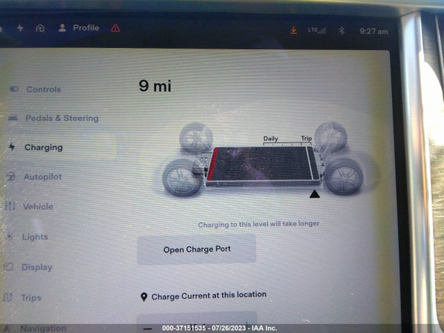 5YJSA1E11FF115309 Tesla Model S Kwh Battery