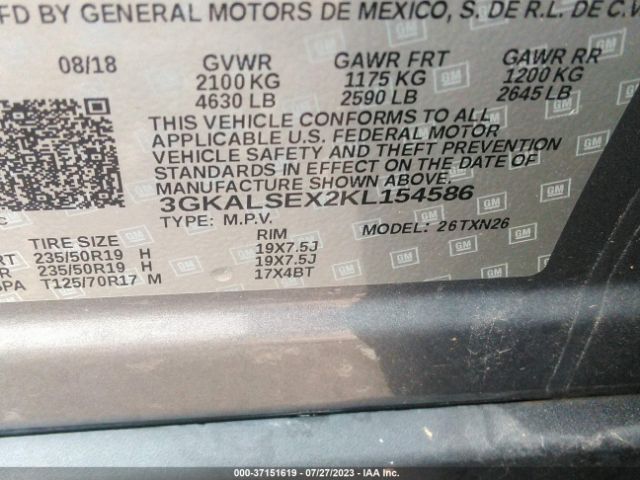 3GKALSEX2KL154586 GMC Terrain Denali