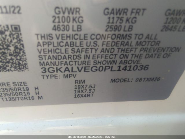 3GKALVEG0PL141036 GMC Terrain Slt