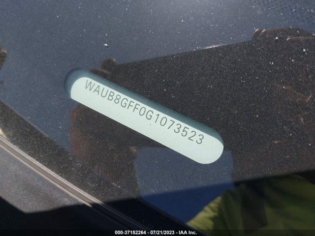 WAUB8GFF0G1073523 Audi A3 2.0t Premium