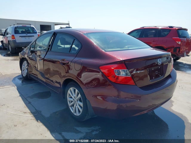 2012 HONDA CIVIC SDN EX VIN: 19XFB2F82CE053582
