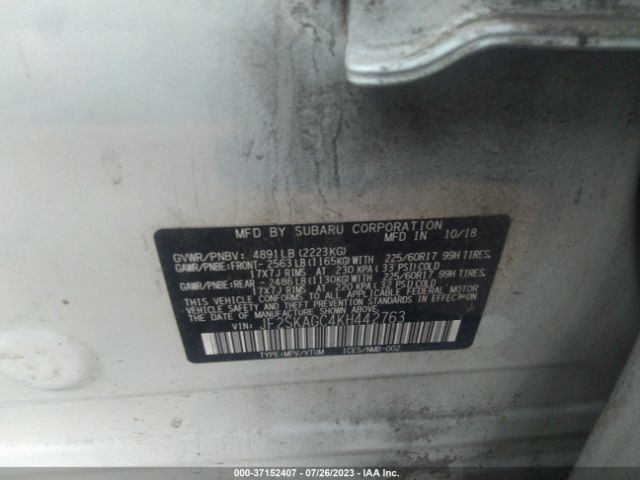 JF2SKAGC4KH442763 Subaru Forester Premium