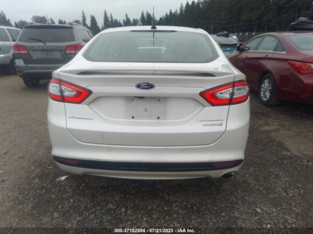 3FA6P0RU5FR105210 Ford Fusion Titanium Hybrid