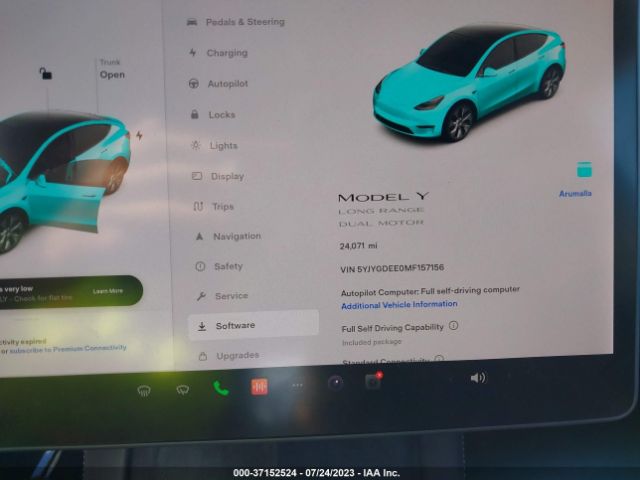 5YJYGDEE0MF157156 Tesla Model Y Long Range
