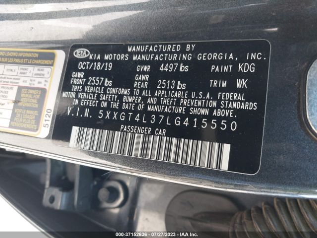 5XXGT4L37LG415550 KIA Optima Lx