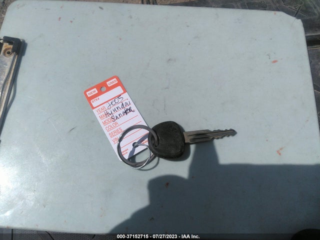 2005 HYUNDAI SANTA FE GLS/LX VIN: KM8SC73E25U989107