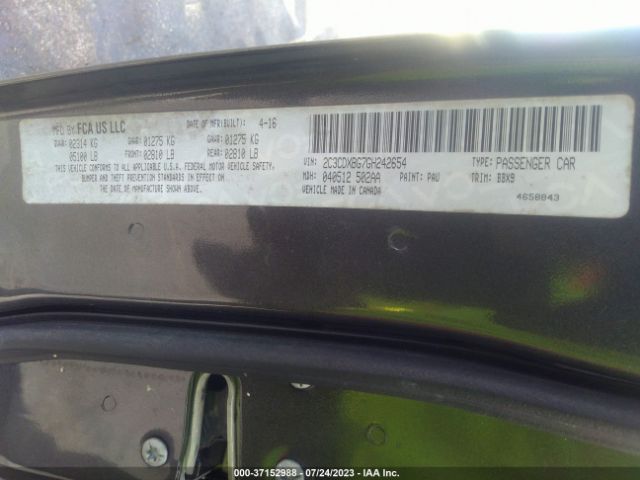 2C3CDXBG7GH242654 Dodge Charger Se