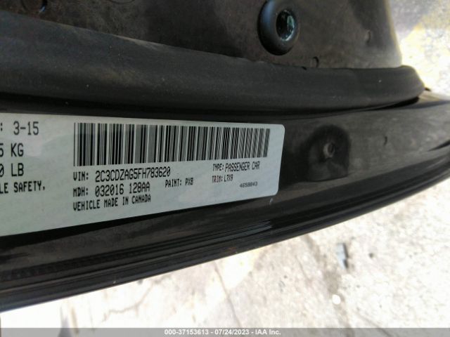 2C3CDZAG5FH783620 Dodge Challenger Sxt