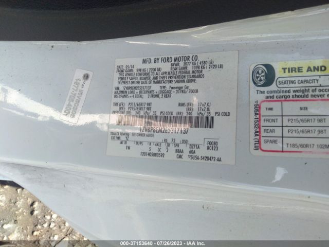 1ZVBP8EM2E5317137 Ford Mustang V6