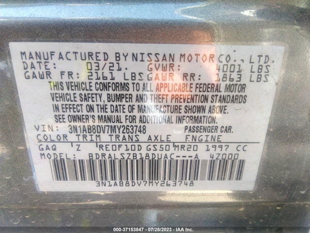 Nissan SENTRA SR 2021 3N1AB8DV7MY263748 Image 15
