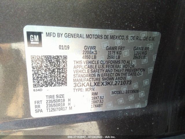 3GKALXEX3KL271073 GMC Terrain Denali